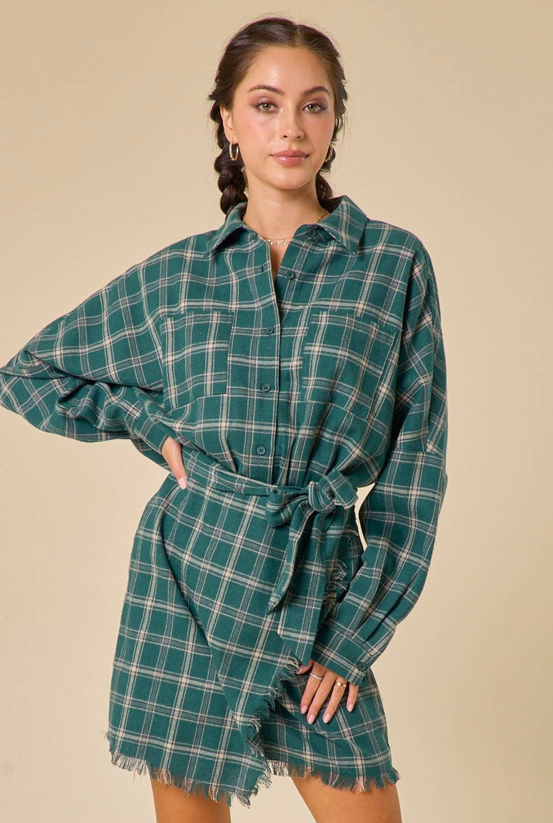 womens flannel dress